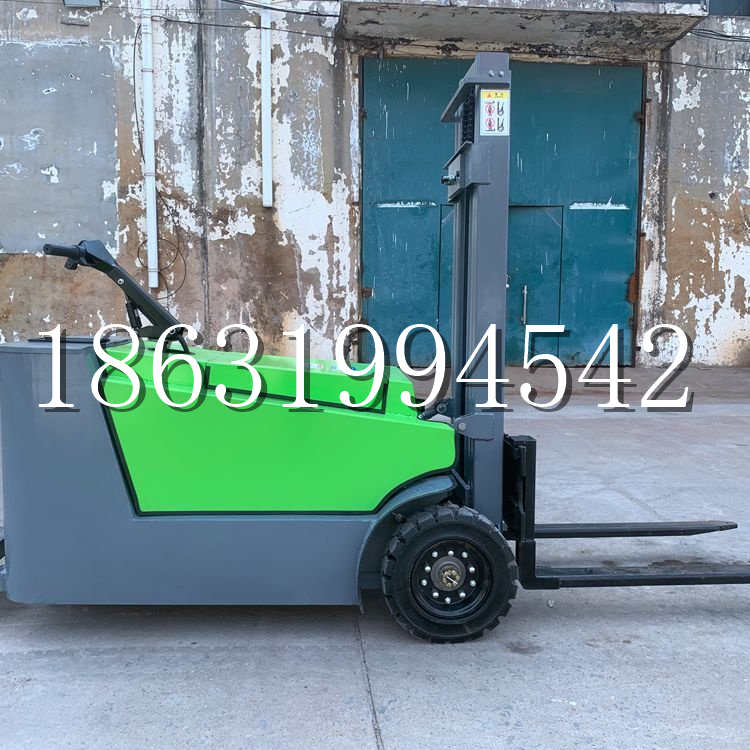 柳河县小型电动叉车1吨2吨步行站驾式电瓶堆高充电装卸车液压升降车铲车